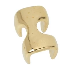 #24 Rope Clamp Solid Brass, 1/2" X 1-5/8" -Leather Craft Shop 00024 SB 3