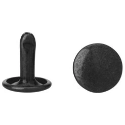 #2200 Double Cap Rivets 18 #2200 Double Cap Rivets -Leather Craft Shop 02200 BK 5 16 1