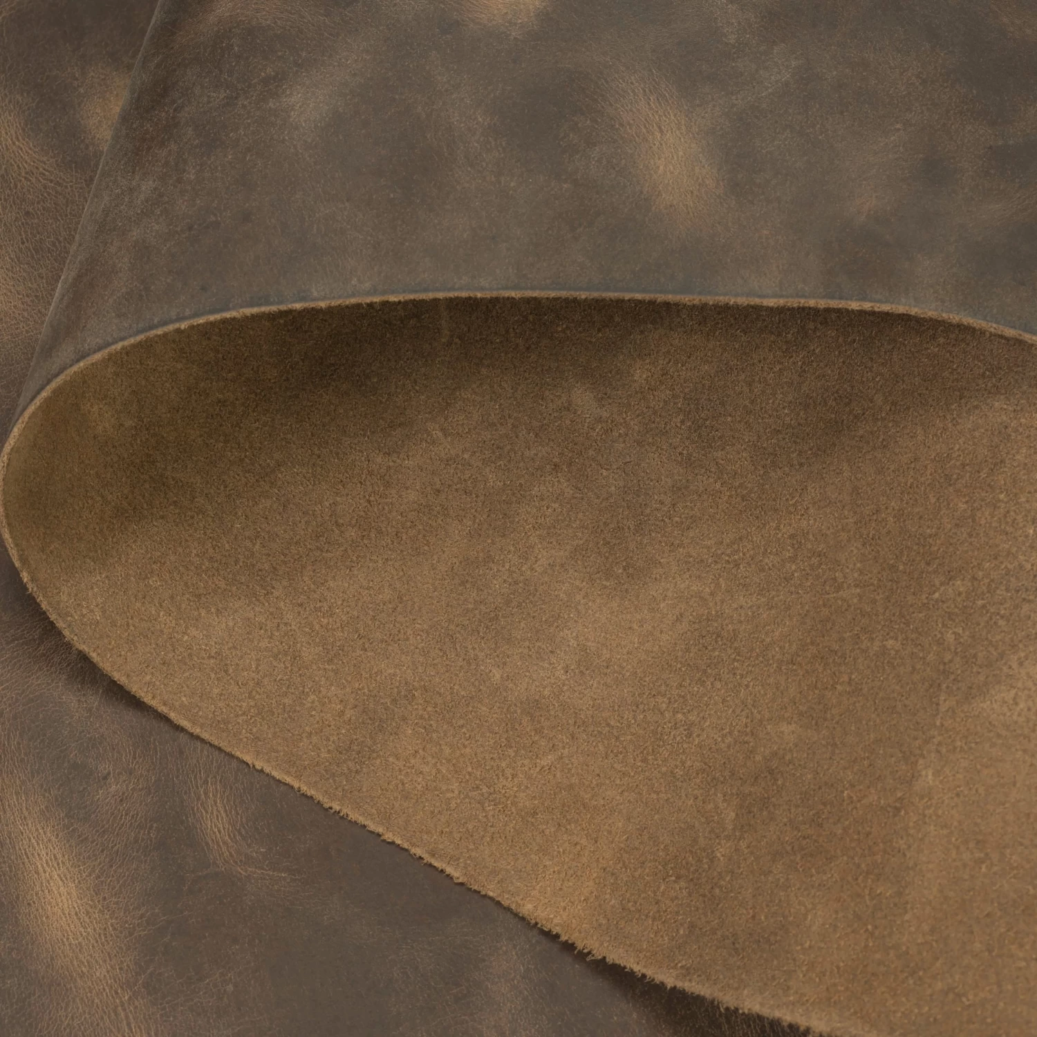 Chrome Tanned Pull Up Leather, 5-6 Oz., Brown 2 Chrome Tanned Pull Up Leather, 5-6 Oz., Brown - Image 2