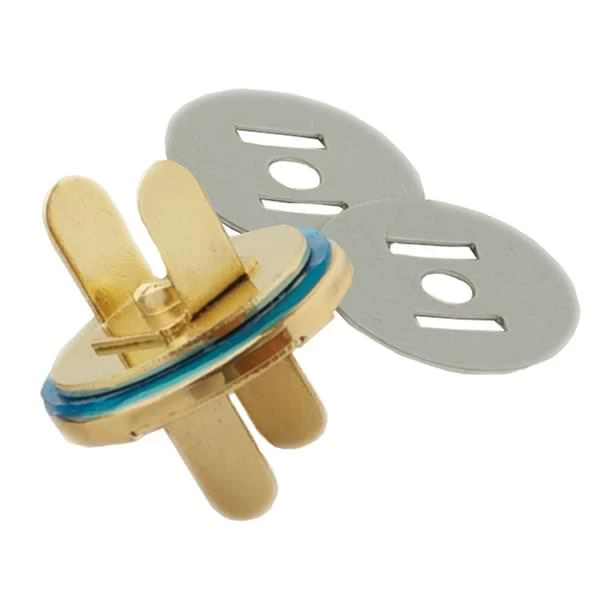 #436 Magnetic Closure Brass Plated, 1/2" 1 #436 Magnetic Closure Brass Plated, 1/2"