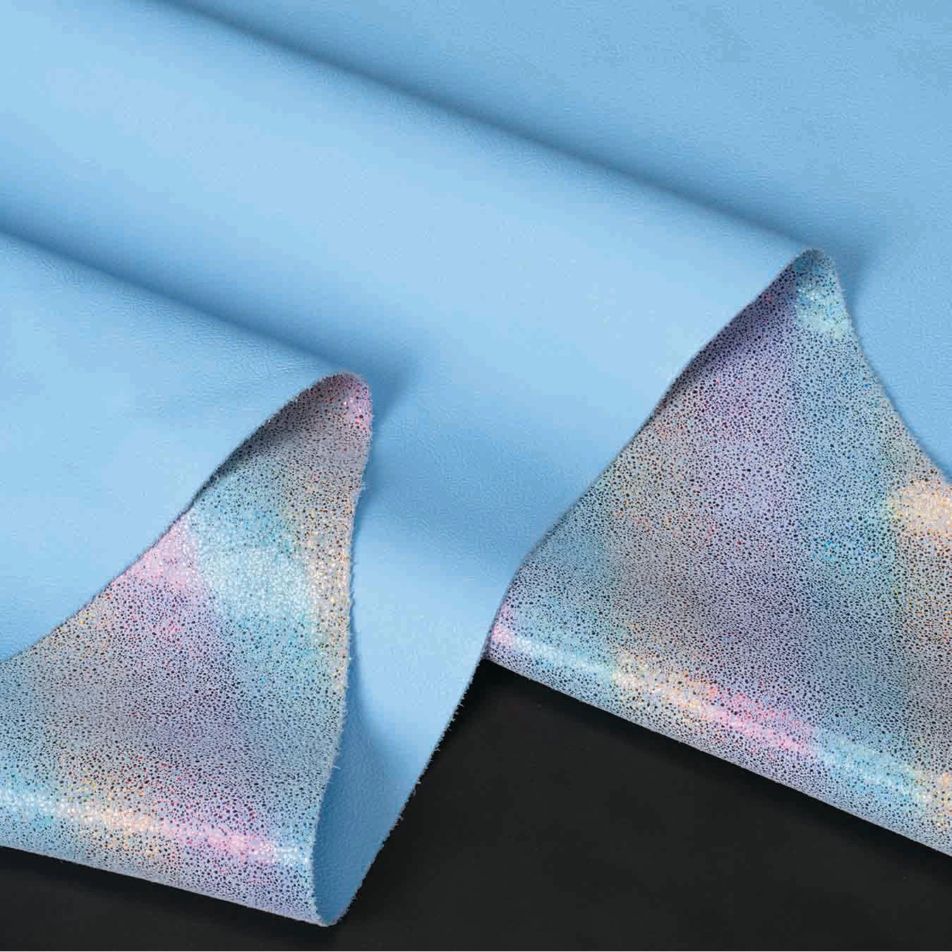 Double Face Glitter Leather, 2 To 3 Oz. 1 Double Face Glitter Leather, 2 To 3 Oz.