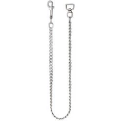 #630 Flat Link Lead Chain Chrome Plated, 3/4" X 30"