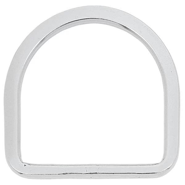 Beveled Saddle D-Ring Stainless Steel, 3-1/2" 1 Beveled Saddle D-Ring Stainless Steel, 3-1/2"