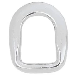 Beveled Saddle D-Ring Stainless Steel, 3/4"