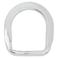 Beveled Saddle D-Ring Stainless Steel, 1-3/4"