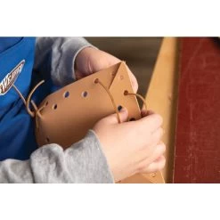 Hermann Oak® Veg-Tan Single Shoulders, Natural -Leather Craft Shop 15 975 7 8 11