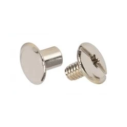 #D5038 Chicago Screws, Plain -Leather Craft Shop 15030 1