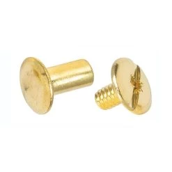 #D5038 Chicago Screws, Plain -Leather Craft Shop 15034 1