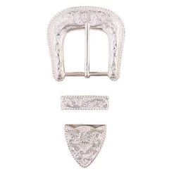 Western Floral Buckle Loop & Tip Set, 1-1/2" -Leather Craft Shop 16607 1 fcf8be0d 1d56 495e b612 f91acd1449e3