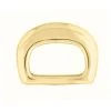 #1297 Sam Browne D-Ring Solid Brass, 7/8"
