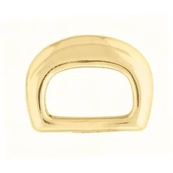 #1297 Sam Browne D-Ring Solid Brass, 7/8"