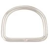#0 D-Ring Nickel Plated, 3"