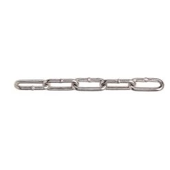 Welded Straight Link Coil Chain -Leather Craft Shop 2116 1