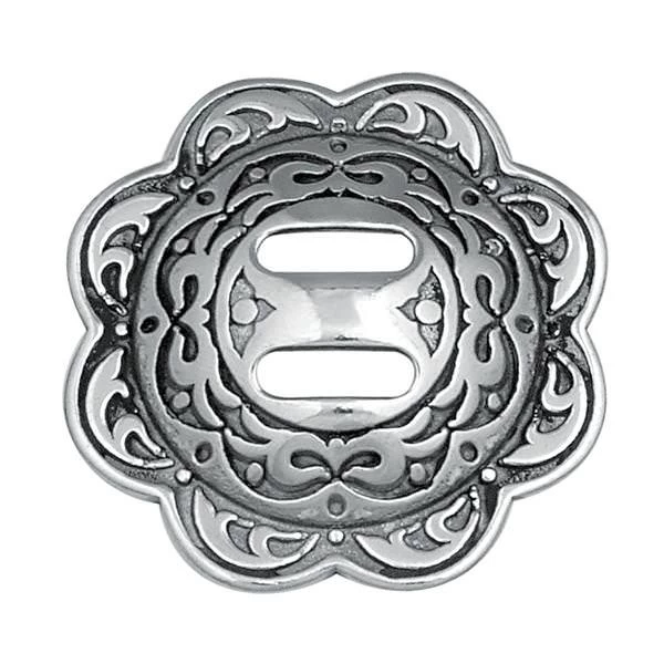 Jeremiah Watt Accented Floral Concho With Slot 8 Jeremiah Watt Accented Floral Concho With Slot - Image 8