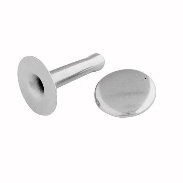 #412S Insta-Rivets, Nickel Over Brass, 7/16" 1 #412S Insta-Rivets, Nickel Over Brass, 7/16"