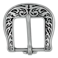 Jeremiah Watt Accented Floral Buckle -Leather Craft Shop 24084 1