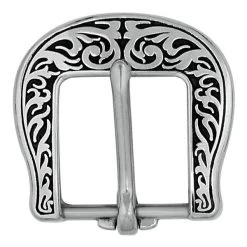 Jeremiah Watt Accented Floral Buckle -Leather Craft Shop 24085 1