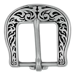 Jeremiah Watt Accented Floral Buckle -Leather Craft Shop 24086 1