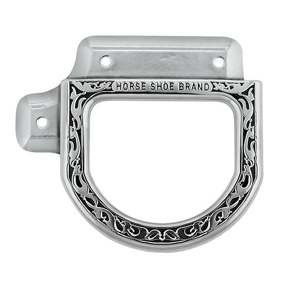 Jeremiah Watt Accented Floral Rear Flat Plate D-Ring, 2-3/8" 1 Jeremiah Watt Accented Floral Rear Flat Plate D-Ring, 2-3/8"