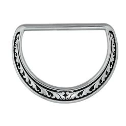 Jeremiah Watt Floral Saddle D-Ring