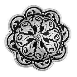 Jeremiah Watt Accented Floral Concho With Loop