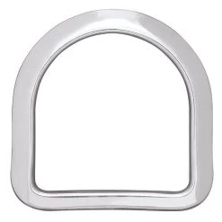 Beveled Saddle D-Ring Stainless Steel, 2-1/2"