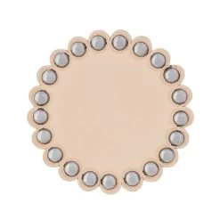 Leather Concho 1-1/2" With Spots Only