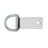 Saddle D-Ring With Clip, NP, 5/8"