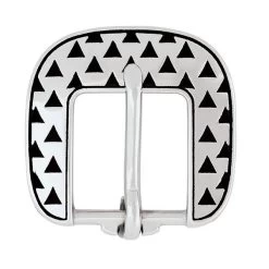 Jeremiah Watt Accented Rasp Heel Bar Buckle