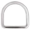 Long Flat Saddle D-Ring Stainless Steel, 3-1/2"