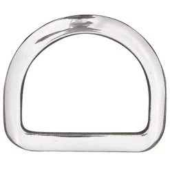 Beveled Rigging D-Ring Stainless Steel, 3-1/2"