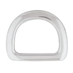 Beveled Saddle D-Ring Stainless Steel, 2"