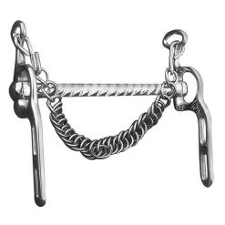 Elbow Straight Bit With Curb Chain