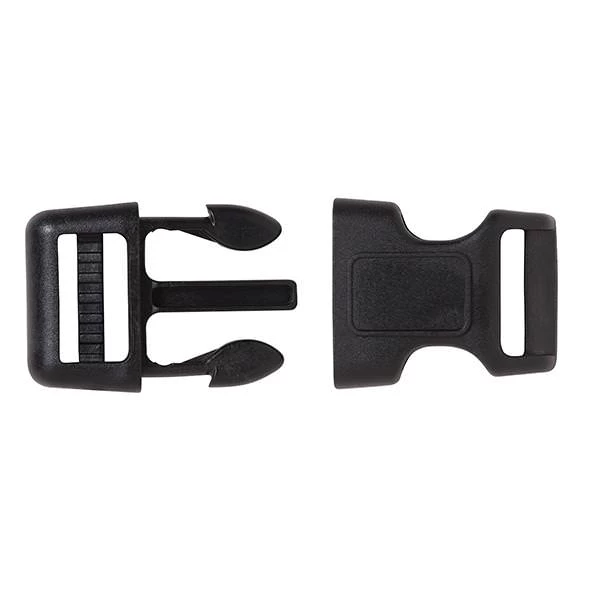 SRC Contoured Side Release Buckle, Plastic, Black 4 SRC Contoured Side Release Buckle, Plastic, Black - Image 4