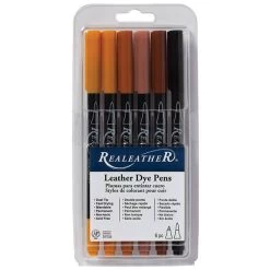 6-Pack Leather Dye Pens 12 6-Pack Leather Dye Pens -Leather Craft Shop 57325 1 d96c6081 8b8e 483b 9602 cf1304ea10c0