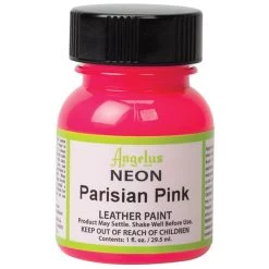 Angelus® Neon Leather Paint, 1 Oz. -Leather Craft Shop 69830 1