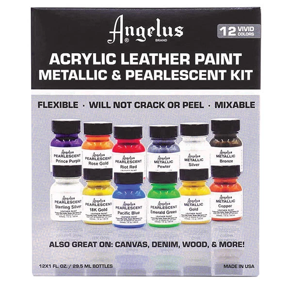 Angelus® Metallic & Pearlescent Paint Kit 1 Angelus® Metallic & Pearlescent Paint Kit