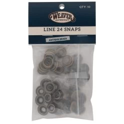 10-Pack Of 4P Durable Snaps 14 10-Pack Of 4P Durable Snaps -Leather Craft Shop 77 7140 AB 1rev