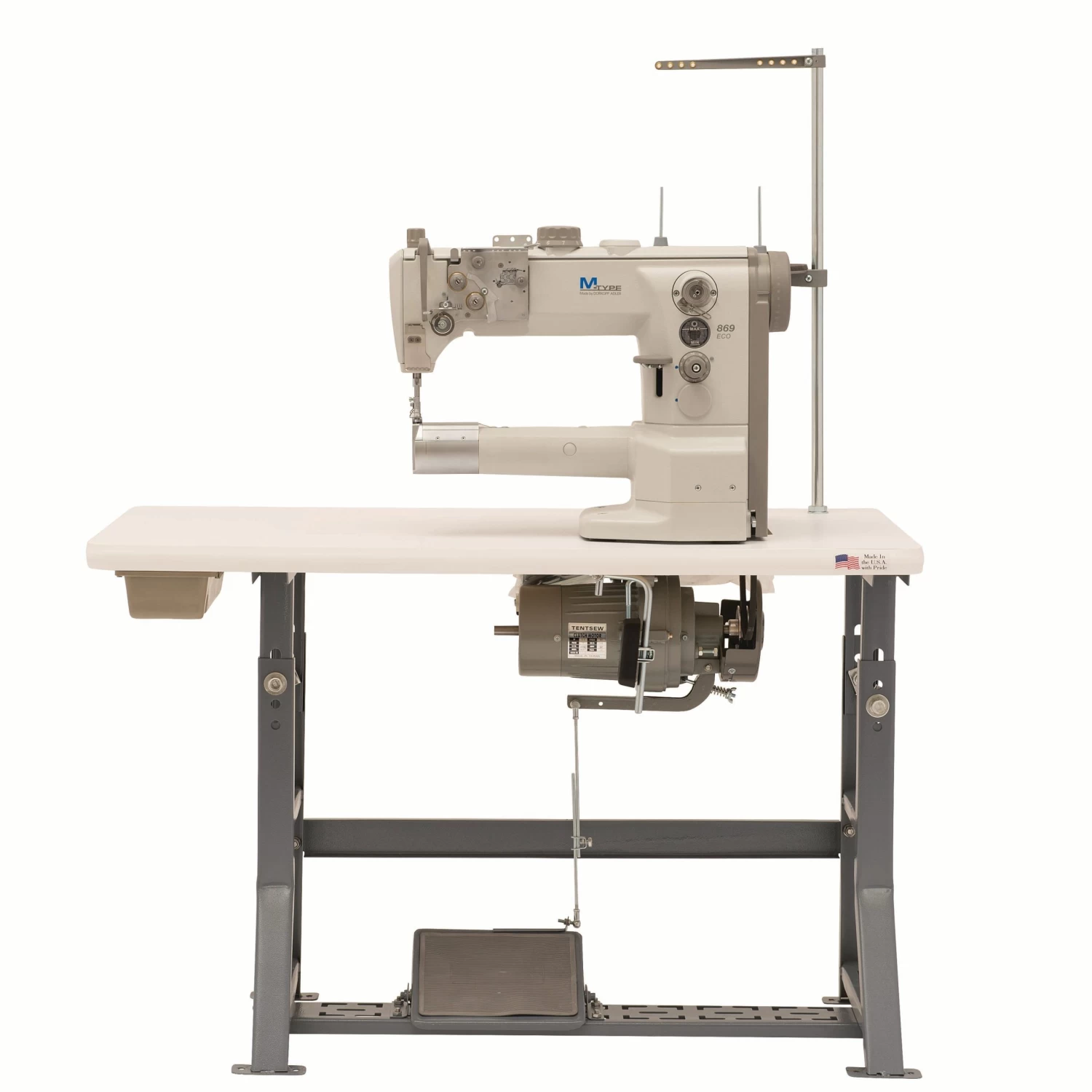 Adler 869 Cylinder Arm Sewing Machine, Complete With Stand 1 Adler 869 Cylinder Arm Sewing Machine, Complete With Stand