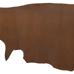 Matte Chrome Tanned Water Buffalo Leather, 5-6 Oz., Bark Brown 7 Matte Chrome Tanned Water Buffalo Leather, 5-6 Oz., Bark Brown -Leather Craft Shop CHHHH