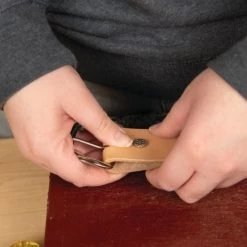 #D5038 Chicago Screws With Floral Design -Leather Craft Shop D5038 NB 1 4 3