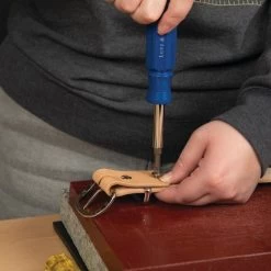 #D5038 Chicago Screws With Floral Design -Leather Craft Shop D5038 NB 1 4 6