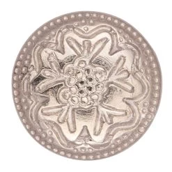 #D5038 Chicago Screws With Floral Design -Leather Craft Shop D5038 NB 3 8 1