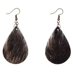 Hair-On Hide Cowhide, 3 To 4 Oz. 33 Hair-On Hide Cowhide, 3 To 4 Oz. -Leather Craft Shop HairOnHideEarRing ccopy