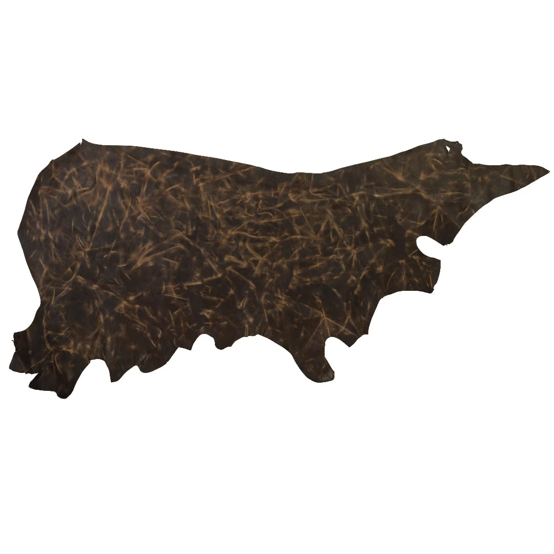 Chrome Tanned Pull Up Leather, 5-6 Oz., Brown 4 Chrome Tanned Pull Up Leather, 5-6 Oz., Brown - Image 4