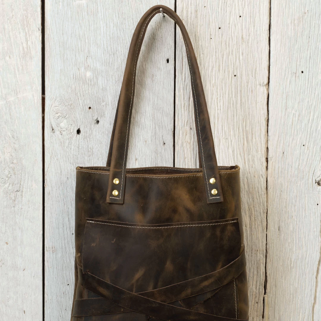 Chrome Tanned Pull Up Leather, 5-6 Oz., Brown 5 Chrome Tanned Pull Up Leather, 5-6 Oz., Brown - Image 5