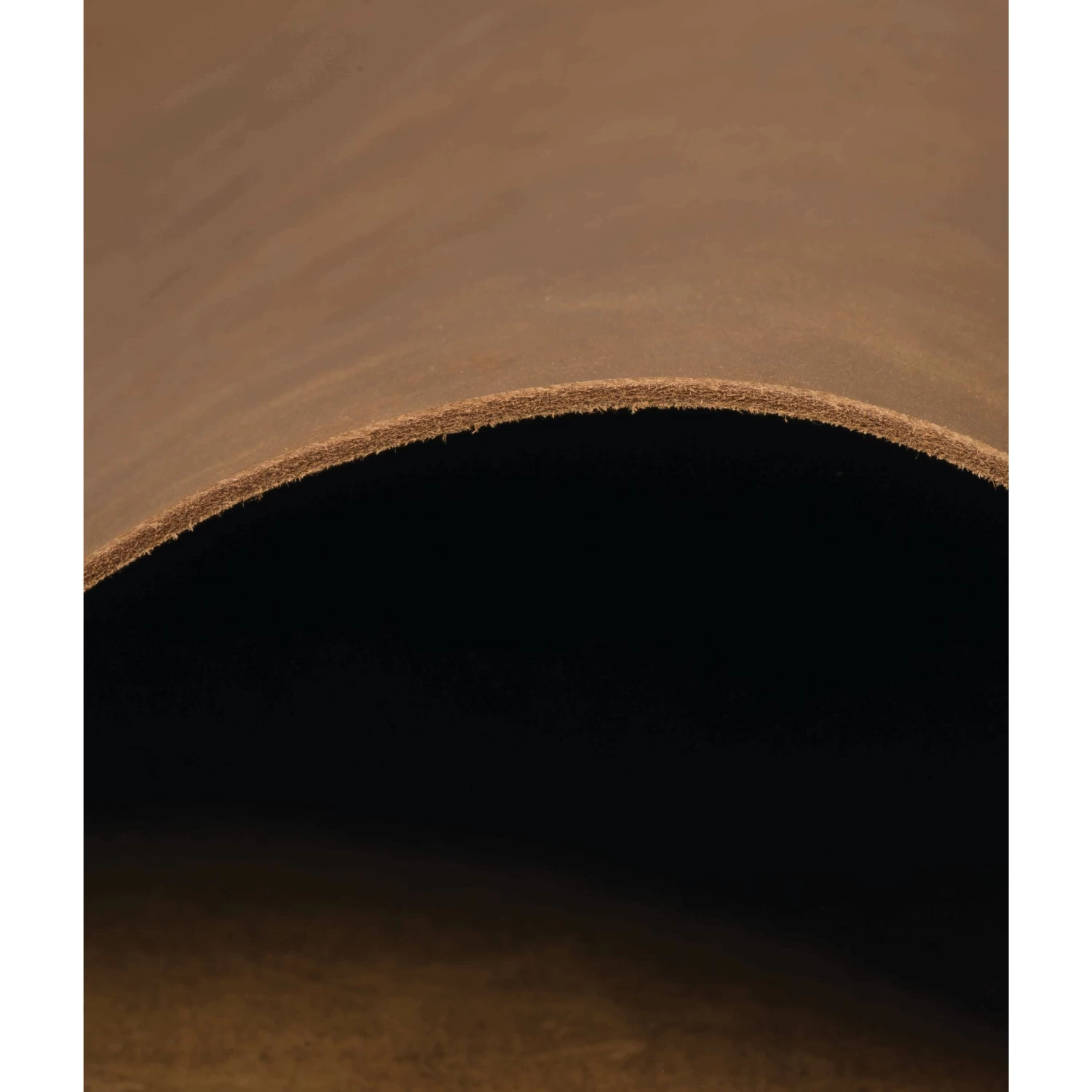 Matte Chrome Tanned Water Buffalo Leather, 5-6 Oz., Bark Brown 3 Matte Chrome Tanned Water Buffalo Leather, 5-6 Oz., Bark Brown - Image 3